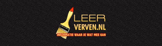 leer verven